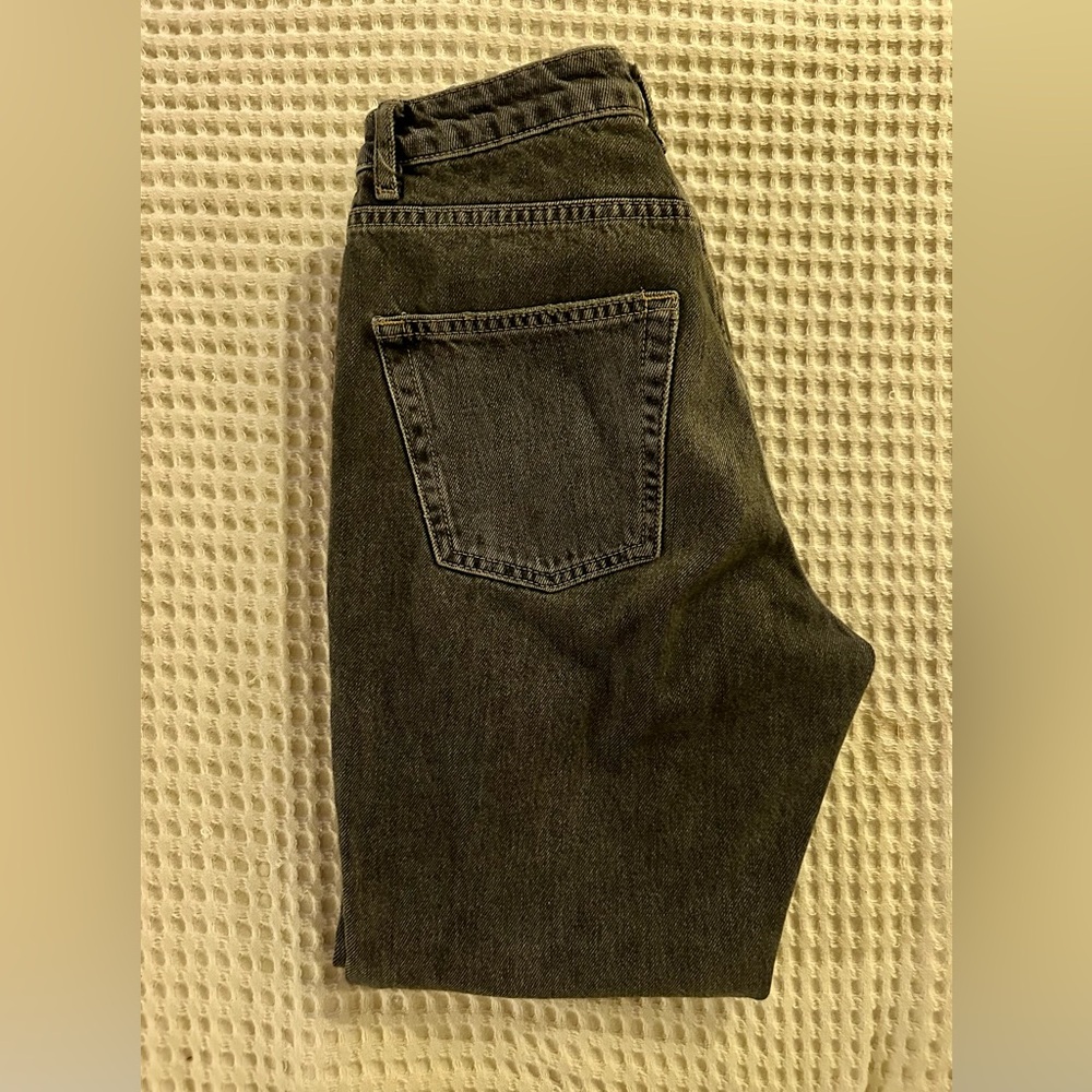 High waisted Topshop gray/black